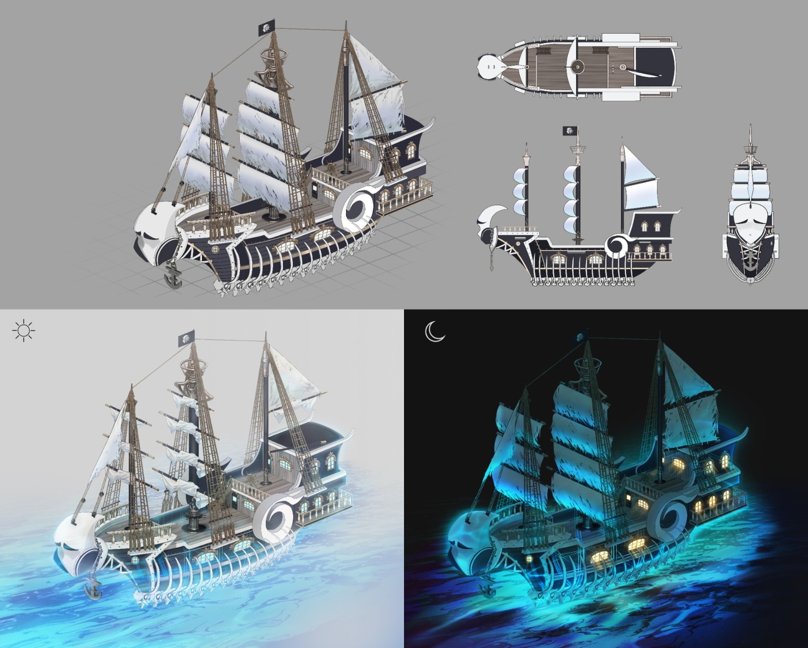 圖3_「幽靈船」設計圖
