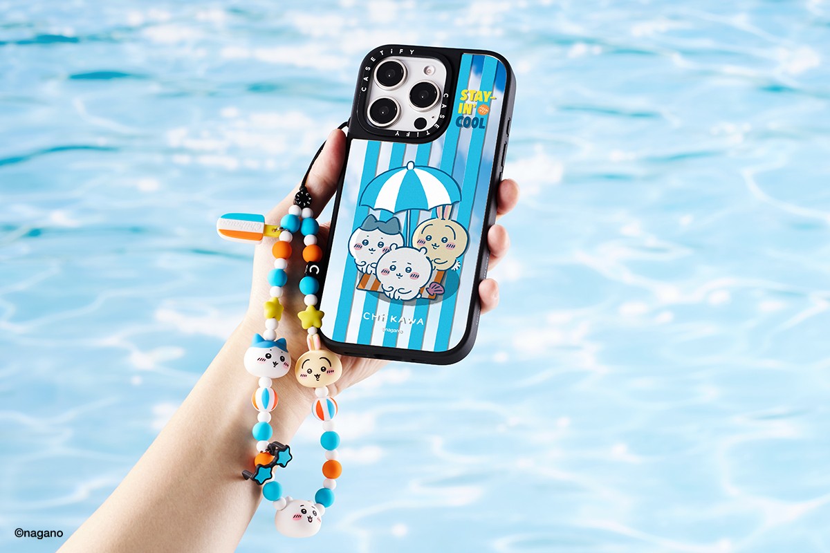 圖1. 吉伊卡哇 x CASETiFY 聯名系列以夏日泳池派對為主題,與超人氣療癒 IP《吉伊卡哇》可愛角色們一同玩耍、享受日光浴
