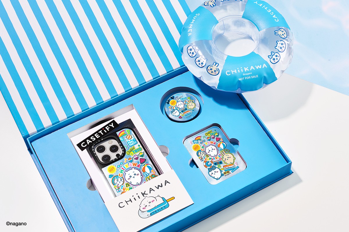 圖10. CASETiFY 更推出 CASETiFY 台灣官方網站限定的吉伊卡哇珍藏版禮盒,提供粉絲們三款分別為吉伊卡哇夏日精裝禮盒、吉伊卡哇涼爽精裝禮盒、吉伊卡哇陽光精裝禮盒