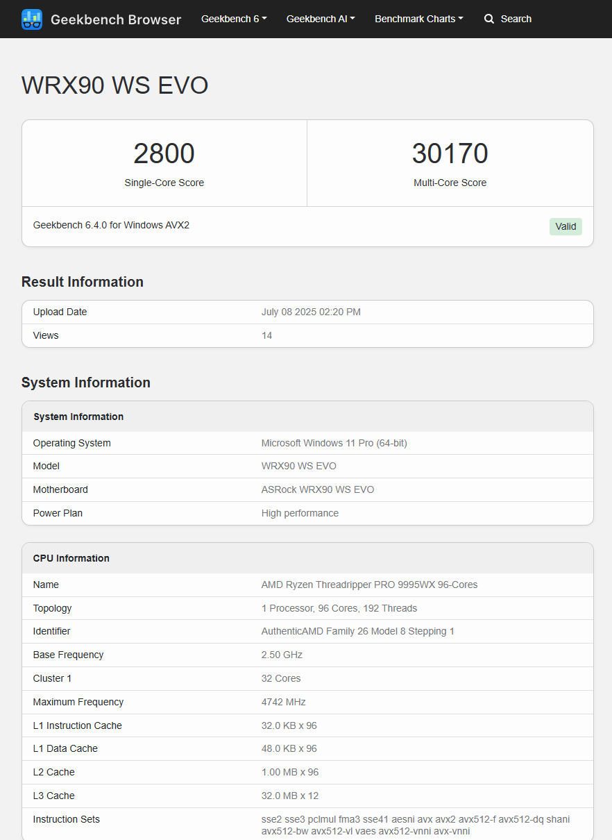 Geekbench-Ryzen-Threadripper-Pro-9995WX