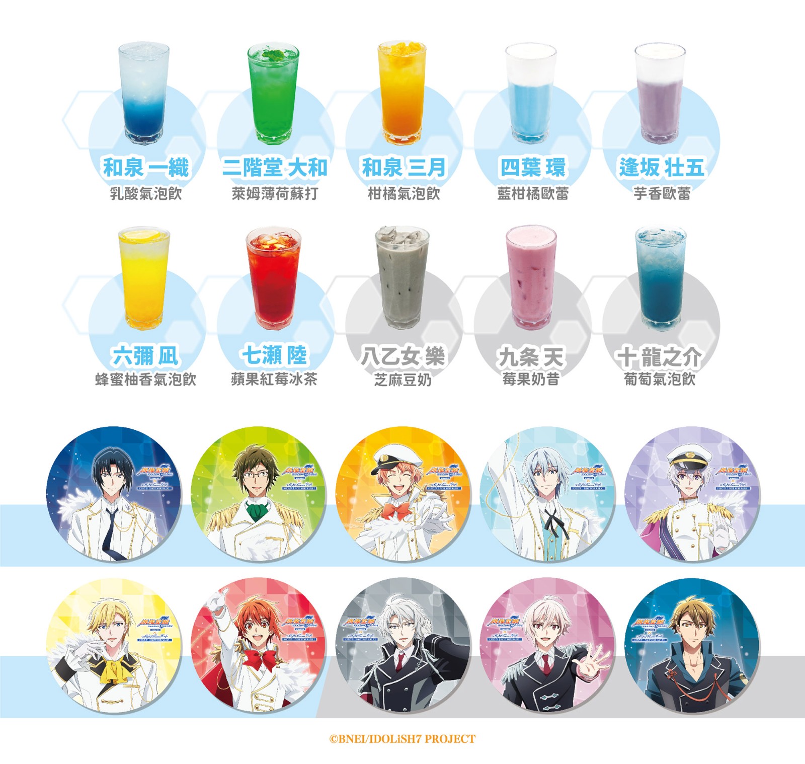 04. 內用或外帶飲品即贈隨機角色杯墊(對應團體餐點贈送)