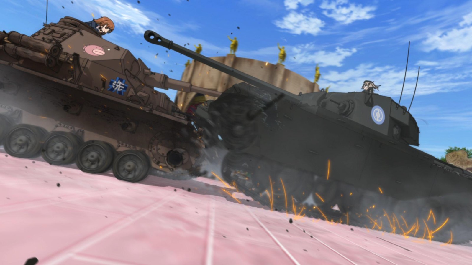 《少女與戰車 劇場版》劇情包含戰車在草地狂飆、海上大戰等場景，適合4DX觀影特效