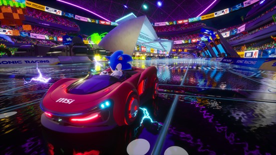 02_SEGA 特別為本次獨家合作在遊戲中推出 MSI 主題專屬賽車